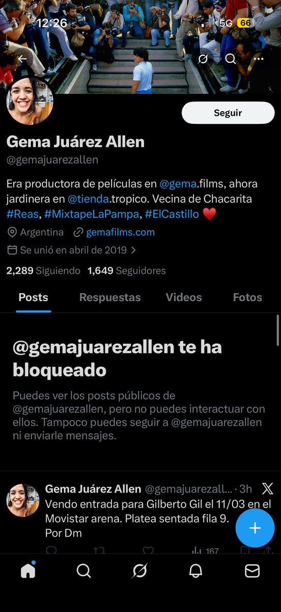 Chicos, me bloqueó la del departamento 😖😢😭😭