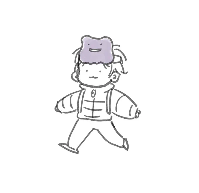 保育園の帰り道にポケセンがあるので、今日いもたろうがメタモンになって帰ってきてめちゃめちゃかわいかった