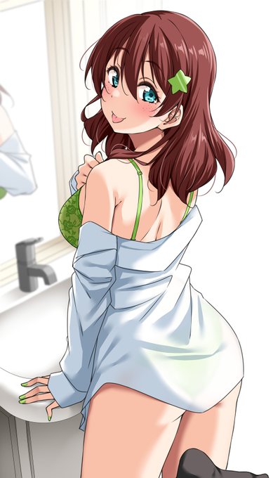 ギャルヶ咲のエマちゃんの下〇をと思ったけどYシャツ着せた☺️☺️☺️☺️Yシャツを着せればえっtじゃないね?☺️☺️☺️☺️ 