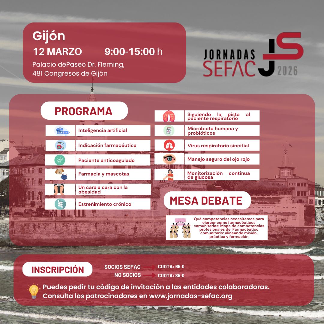 SEFAC_aldia's tweet photo. 🚨Siguiendo la pista al #pacienterespiratorio, farmacia y #mascotas, un cara a cara con la #obesidad....

🙋 ¡Nos vemos en la #JornadaSEFAC en Gijón el 12 de marzo!

🌐 https://t.co/3sUUWBOmJm https://t.co/xw21FCqyih