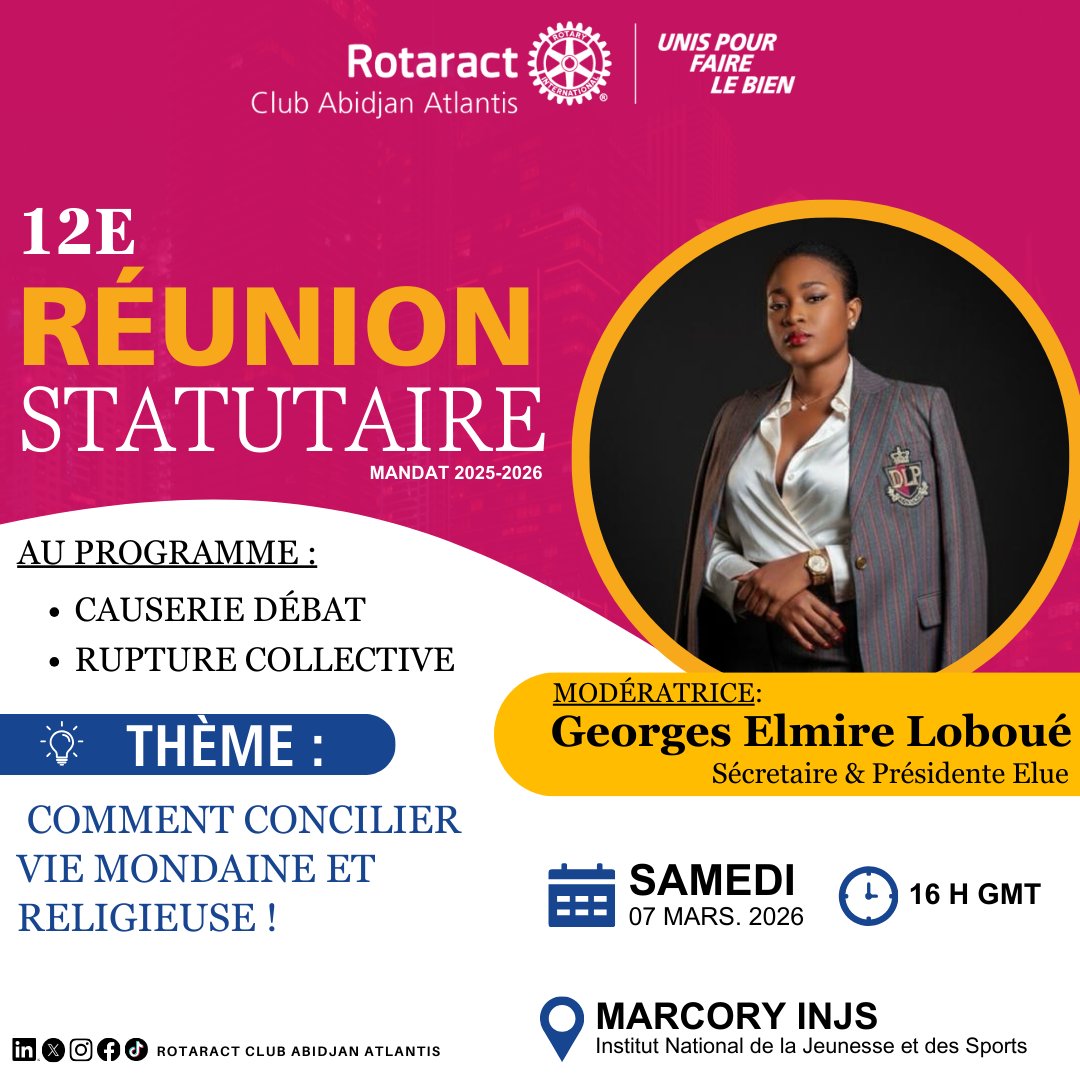 Rotaract Club Abidjan Atlantis tweet media