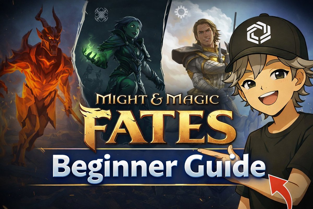 Might &amp; Magic Fates Beginner Guide

<a href="/MightMagicFates/">Might & Magic Fates TCG</a> is a F2P turn based strategy game built on <a href="/Immutable/">Immutable</a>, developed by <a href="/Ubisoft/">Ubisoft</a>.

Unlike traditional trading card games, here you can:
- own &amp; trade your cards (NFT-based)
- carry real value in your progress

START HERE ⤵️
🧵1/11