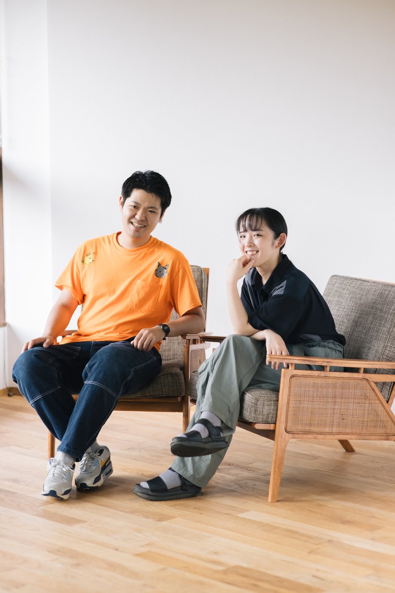 kuma_foundation's tweet photo. 「クリエイター奨学金」9期生による対談インタビュー企画 #KUMACrossTalk

今回は、橋本 真那（パフォーマンスアーティスト）と今枝 祐人（メディアアーティスト）@work_imaedaが「伝えすぎない言葉、伝えすぎる身体」をテーマに語らいます。

▼記事はこちら
https://t.co/nXU11jCrSQ https://t.co/Eta3NCEkPm