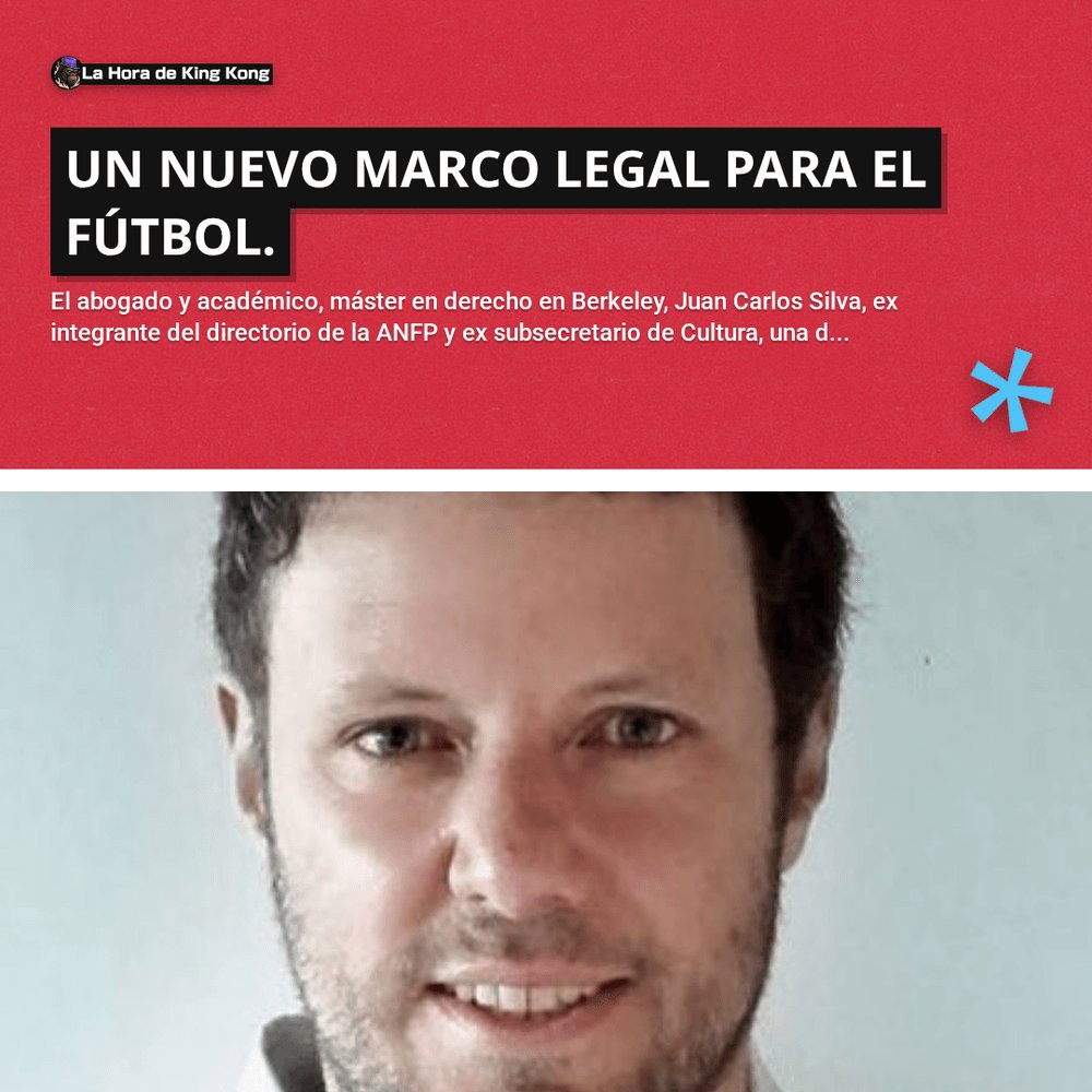 horadekingkong's tweet photo. 🔥 Un nuevo marco legal para el fútbol. 

👉 Léela completa en el siguente link:
https://t.co/lfoQys2cU3

##LeysSDAP ##SenadodeChile ##ANFP ##PabloMilad ##FederacióndeFútboldeChile ##JuanCarlosSilva ##LaHoradeKingKong https://t.co/T9UzE6CNU4