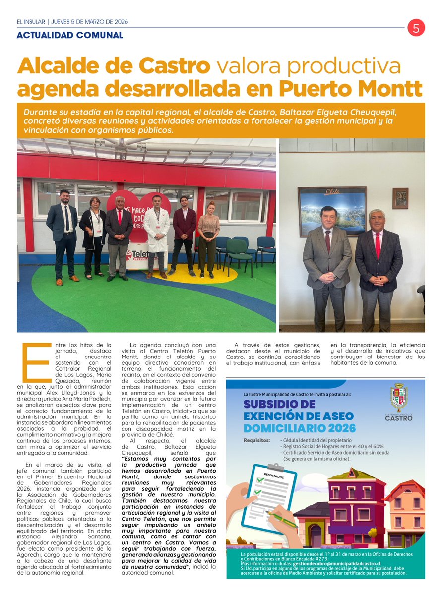 Ilustre Municipalidad de Castro tweet media