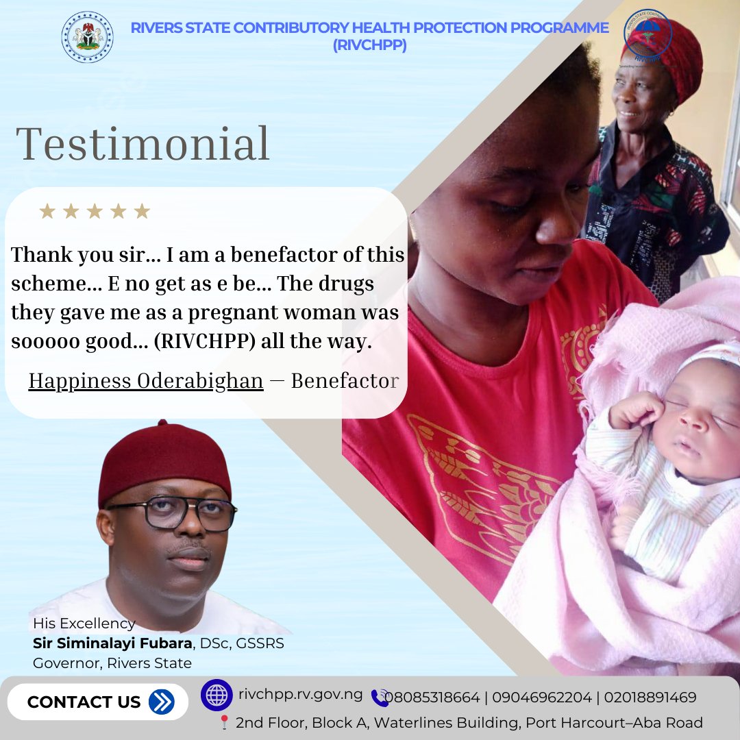 Rivers State Contributory Health Protection Prog tweet media