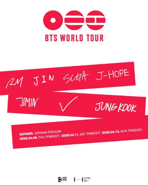 emillymmip's tweet photo. 2026 BTS WORLD TOUR in Goyang🇰🇷
チケット代行 ご予約受付開始🌟
日付;4:11-4:12
会場; GOYANG STADIUM 

VIPチケットあり 
SOUNDCHECK TICKETS

4/11-4/12
S-F3 2行目
W-F4 3行目
N-F2 3行目 
N-F4 2行目
E-F3 1行
S-F4 4行

ownership transfer ✓
DMは自由にメッセージを送信できます https://t.co/AekOcGKKtU