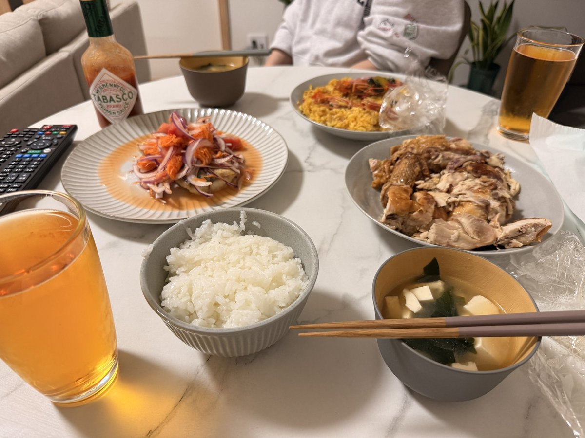 79_tabasco's tweet photo. 最高に美味しい夕飯🍽️ https://t.co/emBPSaFvz2