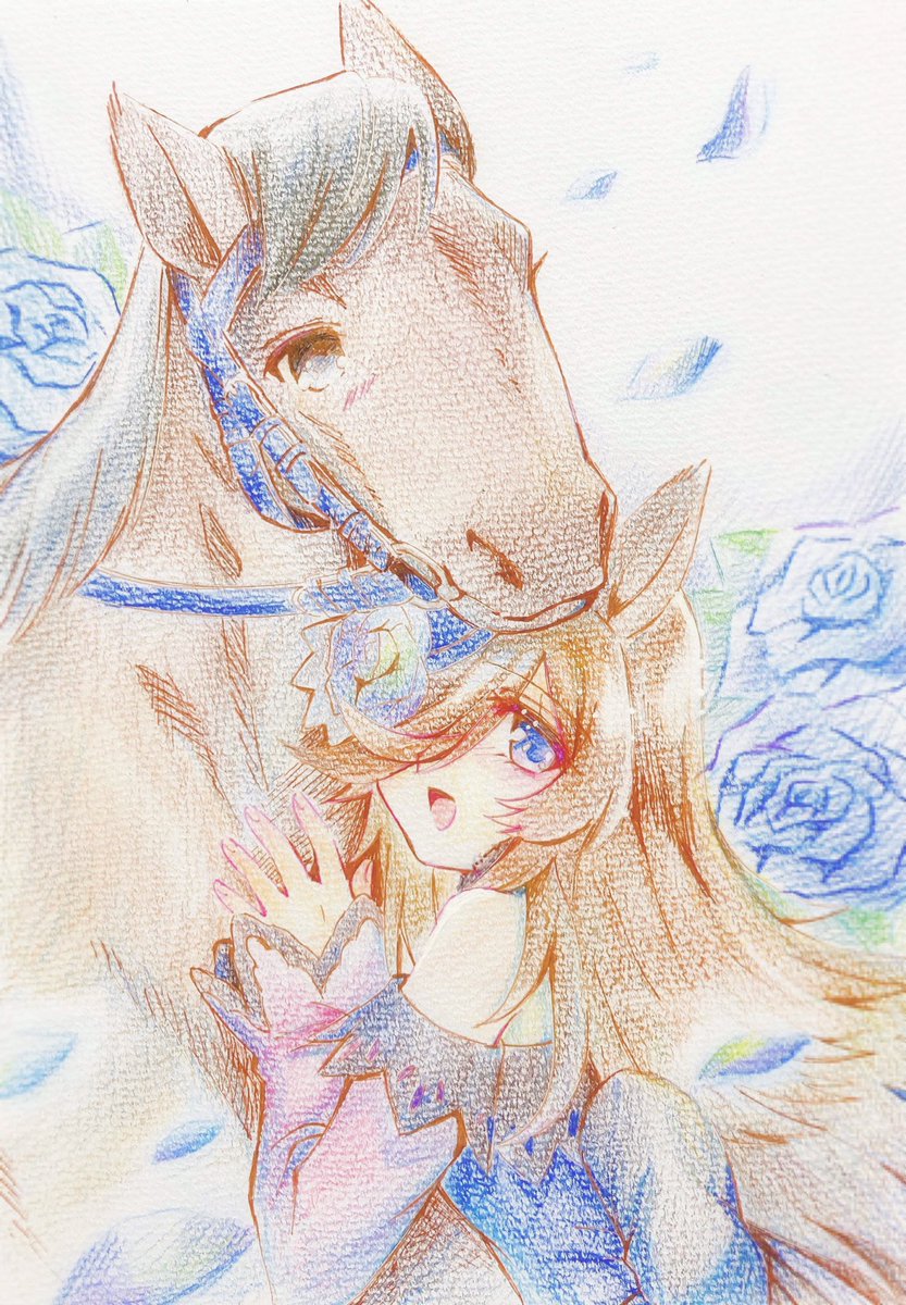 #ライスシャワー生誕祭2026
ライスちゃんお誕生日おめでとう〜🌹
前描いたイラストだけど再掲しちゃう