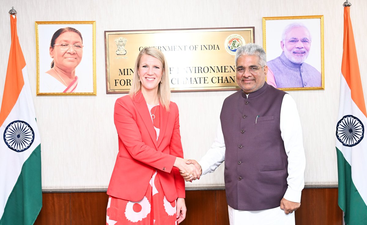 EnvironmentPib's tweet image. India and Finland renew MoU on #EnvironmentalCooperation

Renewal will further strengthen India-Finland partnership on pollution control, waste management, circular economy and climate action

@byadavbjp

📝 pib.gov.in/PressReleasePa…