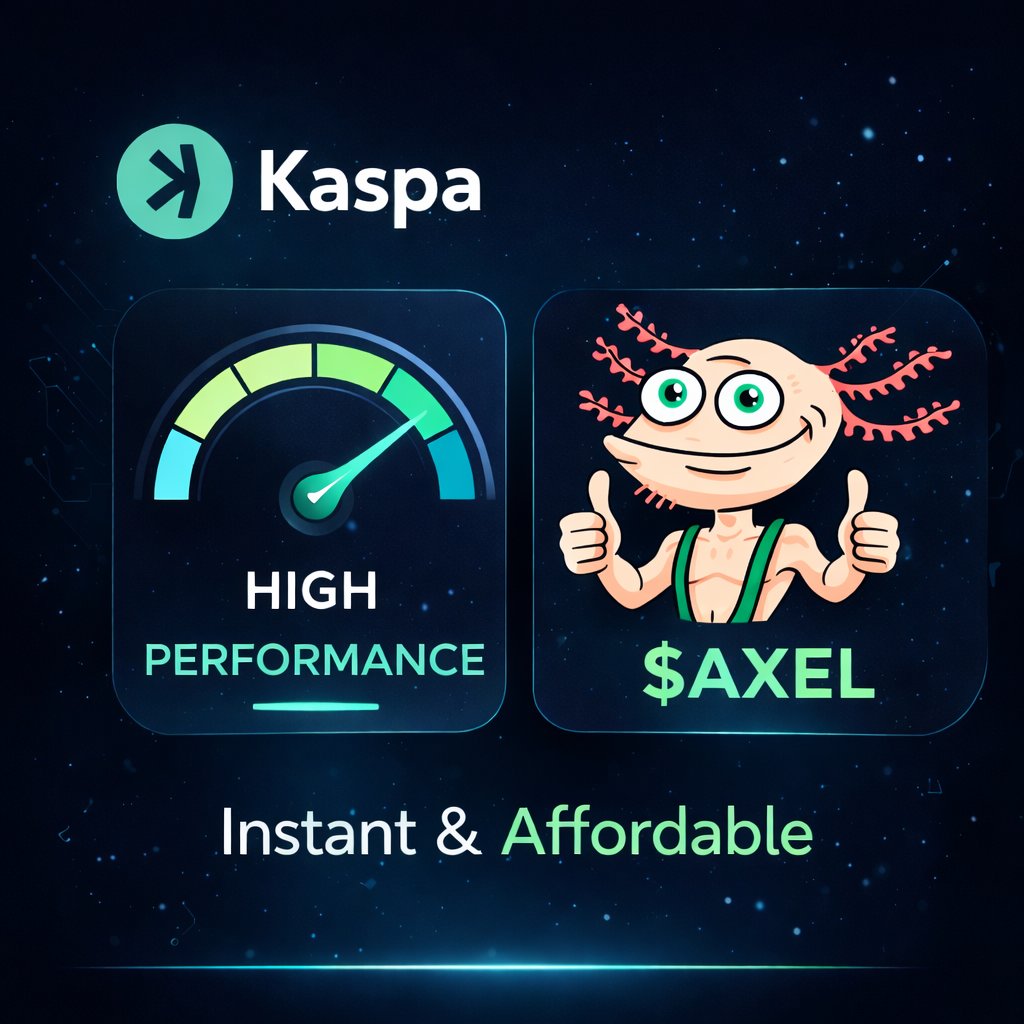 Kaspa's BlockDAG delivers sub-second transaction confirms with near-zero fees ideal for seamless community-driven projects like $AXEL.

Speed + low cost = more time for memes, less for waiting

What's your favorite part of fast on-chain action?  

#AXEL #Kaspa