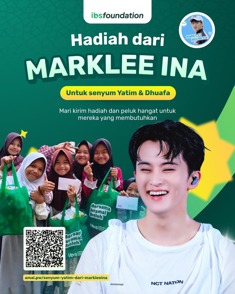 HADIAH DARI MARKLEE INA— #untuk senyum yatim &amp; Dhuafa🤍

Dibulan kebaikan ini mari kita hadirkan kebahagian untuk anak yatim &amp; dhuafa yang membutuhkan.

🔗 amal.pw/senyum-yatim-d…

#SenyumYatim #HadiahKebaikan #MarkleeINApeduli