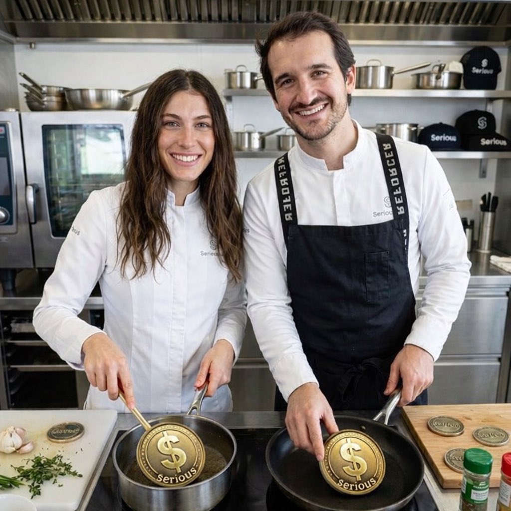 Abir_2o09's tweet photo. Real chefs $Serious ly cooking in the kitchen. This dish gonna send. @MalatonKnows
#Crypto #CryptoTwitter #CT #Altcoins #DeFi #Bullish #Moonshot #100xGem #Trenches #Degen #ApeIn #SendIt #OnChain #LowCapGem #SERIOUS #TakeItSERIOUS #StaySERIOUS #SERIOUSSeason #SERIOUSCult ๐๐ฅ https://t.co/LU0NRpQvus