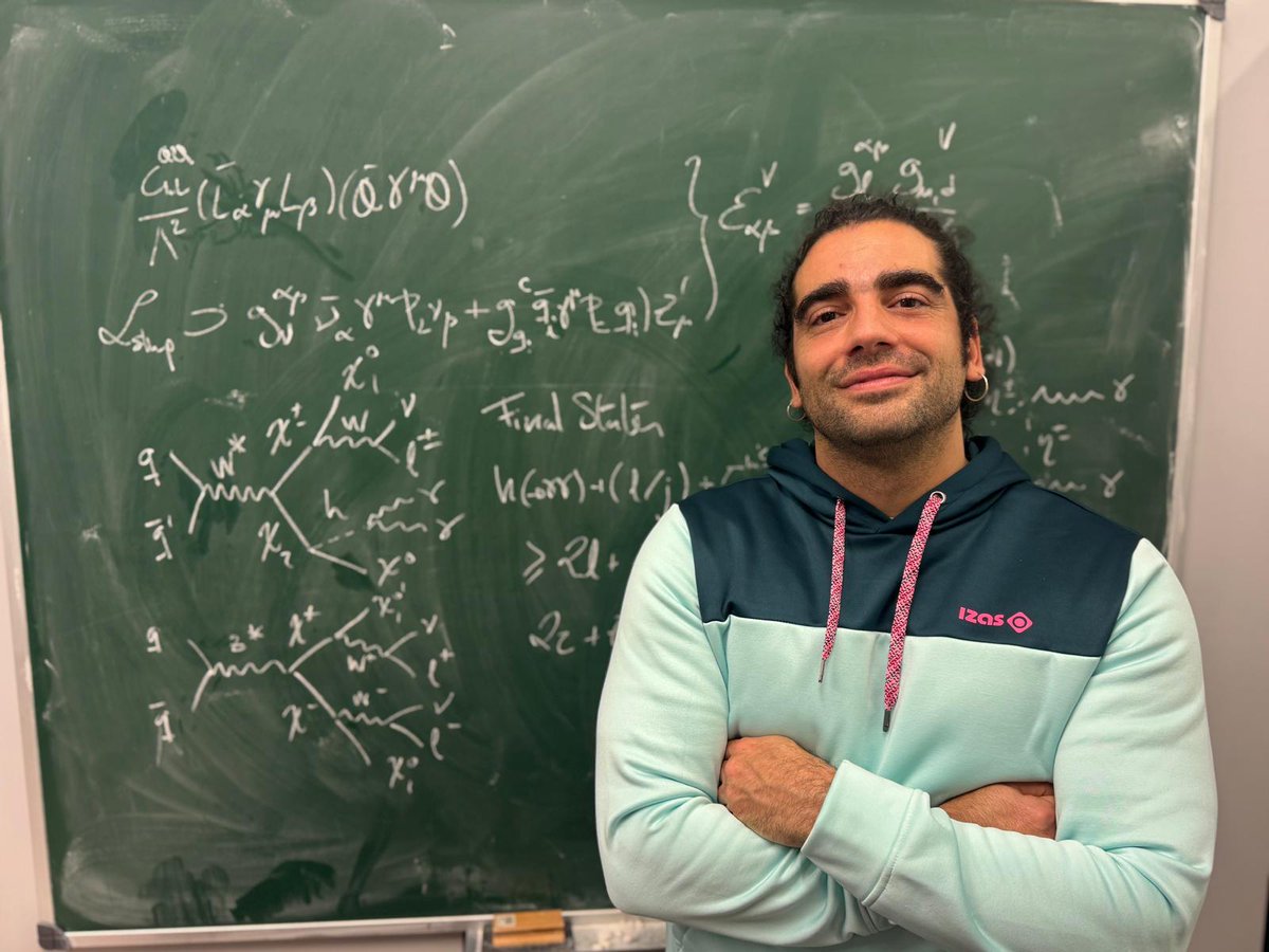 IFICorpuscular's tweet photo. 📰 | Nuestro compañero Víctor Martín Lozano, investigador en el @IFICorpuscular, nombrado coordinador teórico de la Red Nacional de Física del LHC.

¡Enhorabuena! 🤩

🔗  Noticia: https://t.co/8rIe3SzW1V https://t.co/8PAS9rq5Hi