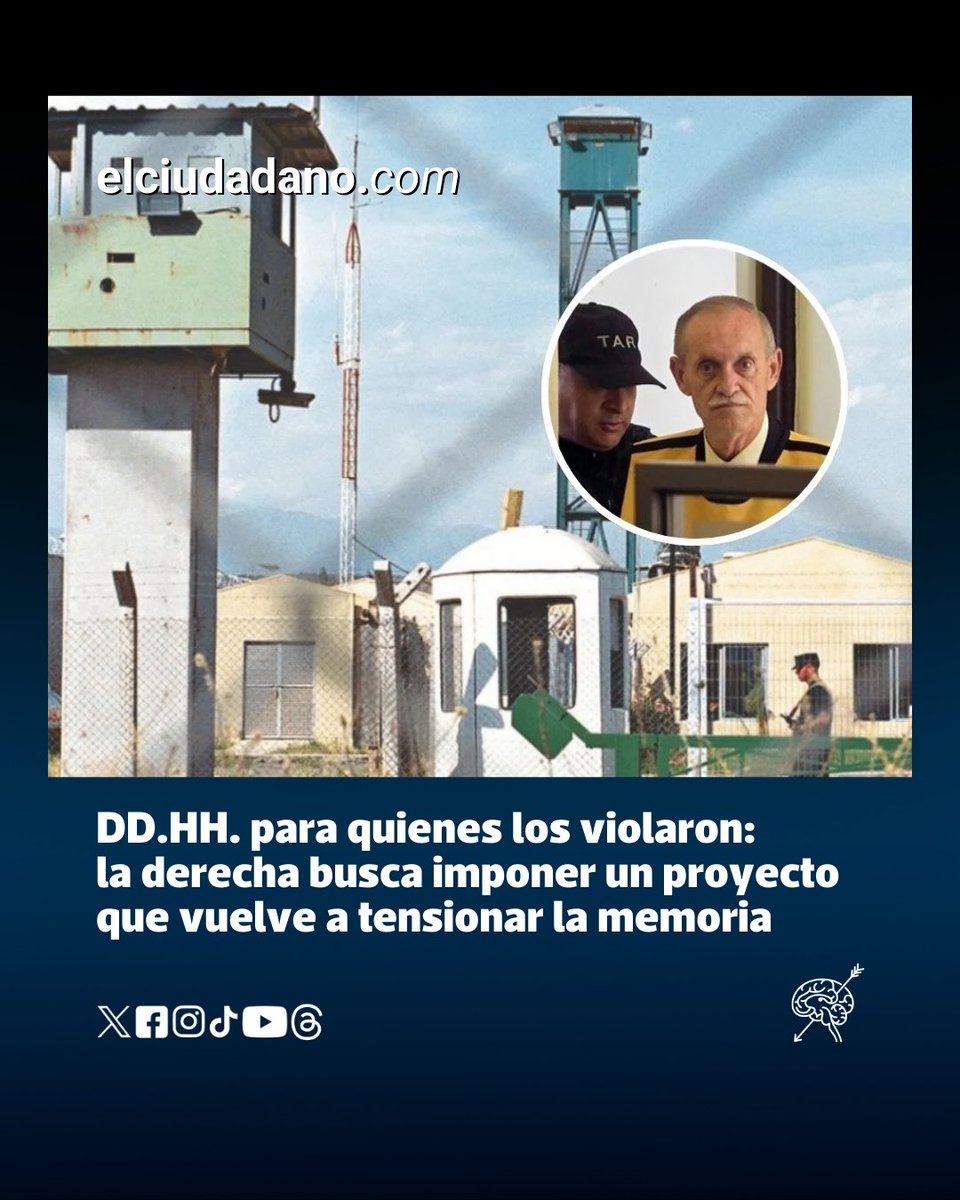 El_Ciudadano's tweet photo. La derecha vuelve a empujar un proyecto que abre la puerta a conmutar penas y “cumplimientos alternativos”, una iniciativa que en la práctica podría terminar beneficiando a condenados por violaciones a los derechos humanos. En Chile, la memoria no es pasado: es una batalla del presente.

Leer más https://t.co/kAYkSX4o0c