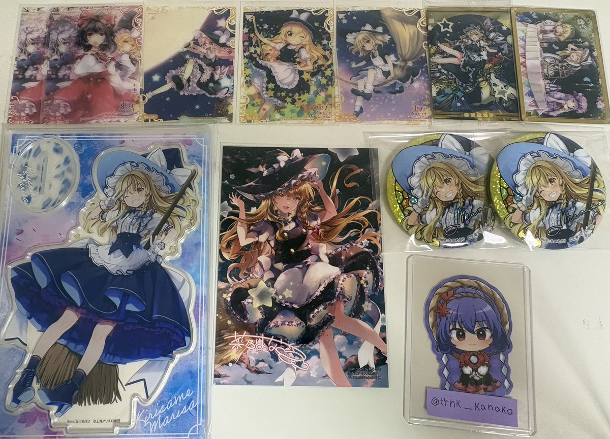 trhk_kanako's tweet photo. 【交換・譲渡】東方Project グッズ セリア ダイソー アクリルスタンド 缶バッジ カード

求 同異種八坂神奈子or定価＋送料

譲 画像(リプにも他キャラのグッズ貼ってあります)

当方買取がほぼ初めてな為ご不便をおかけするかもしれません。
検索からでもお気軽にお声掛けください！ https://t.co/PsXQaIlCLy