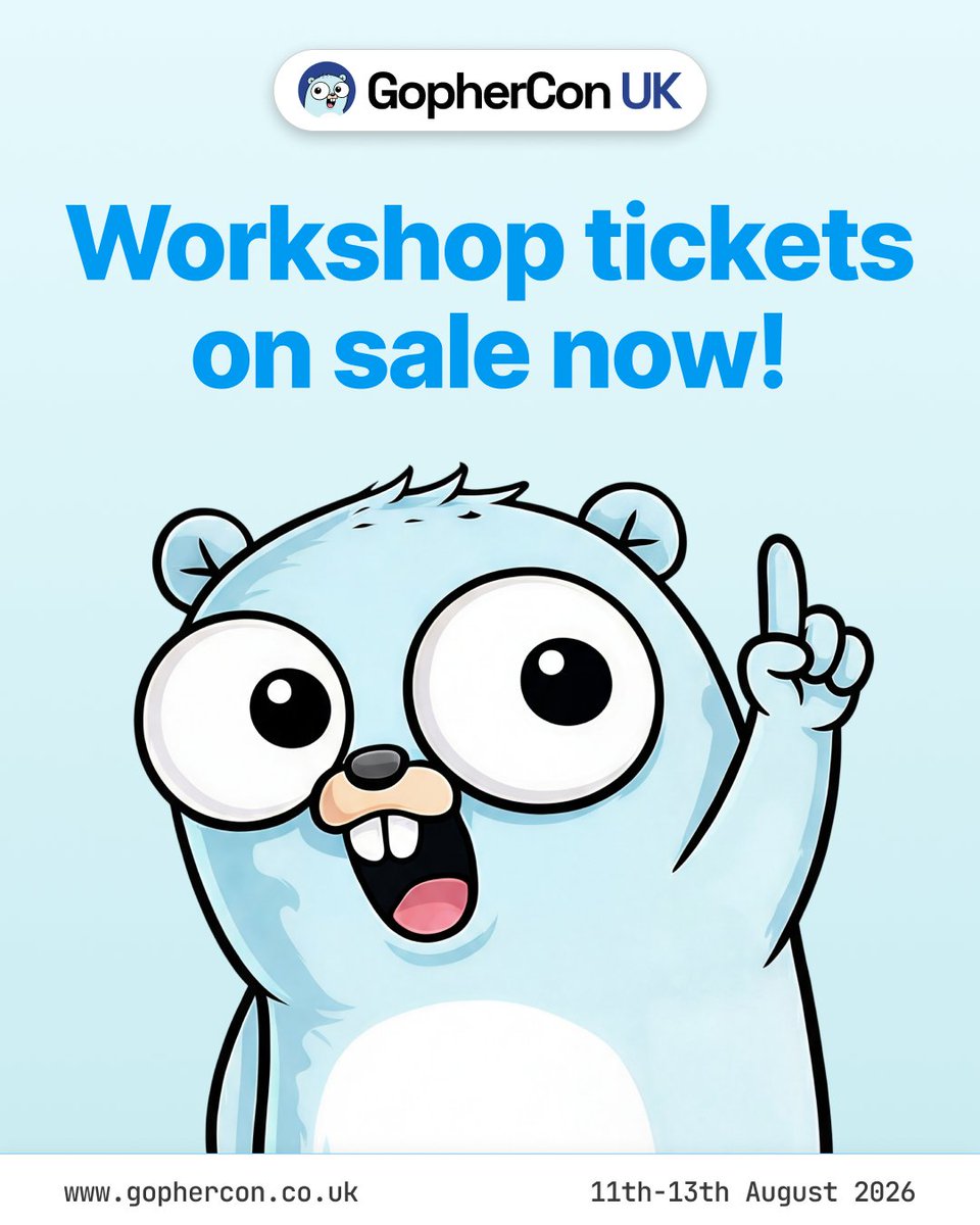 GopherCon UK tweet media