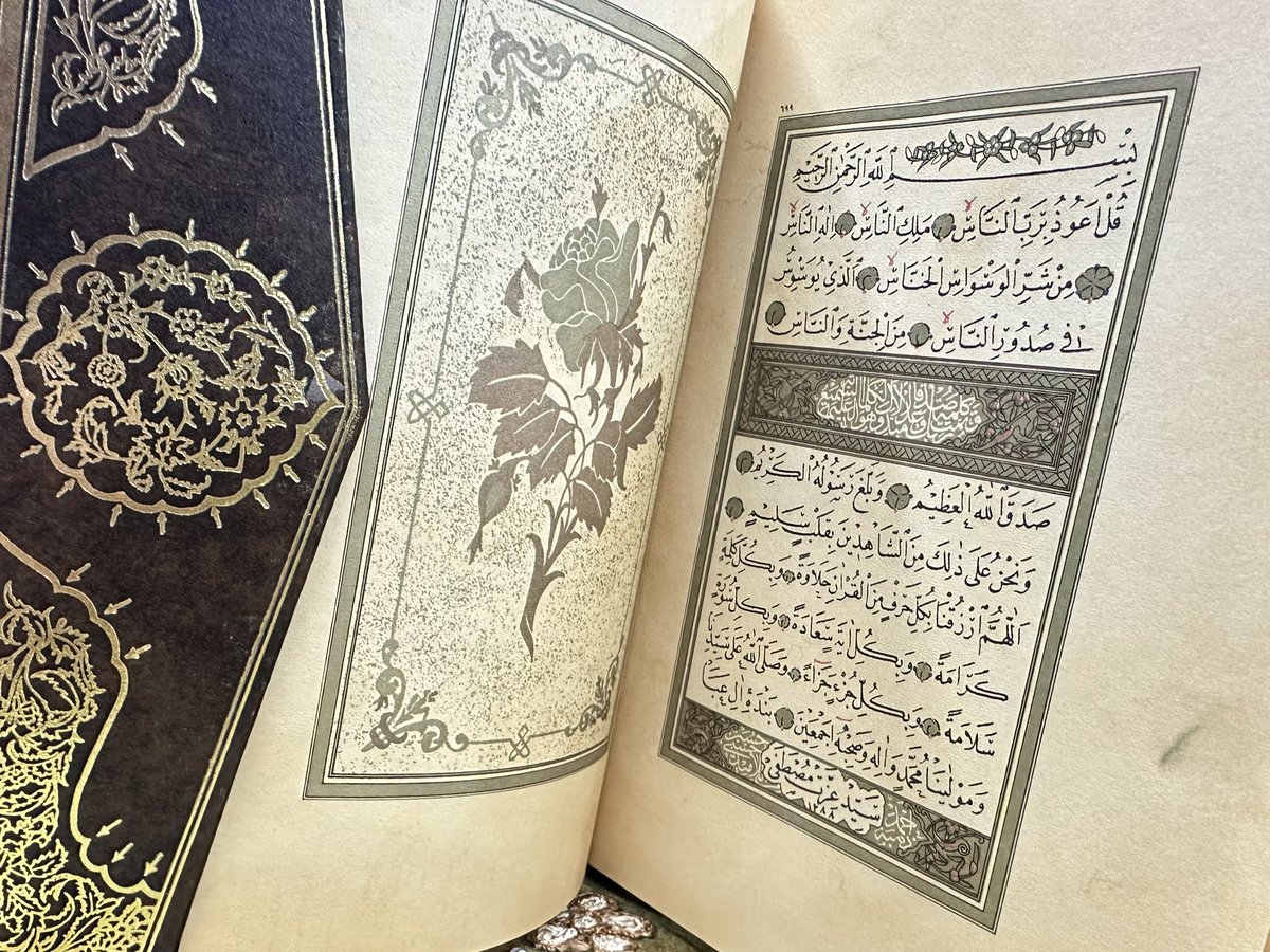 bhtekinci's tweet photo. #kuran
#mushaf 
#مصحف
Kazasker (kadı asker) Mustafa izzet efendi Mushafı şerifi tıpkı basımı https://t.co/yvC4dLUCtO