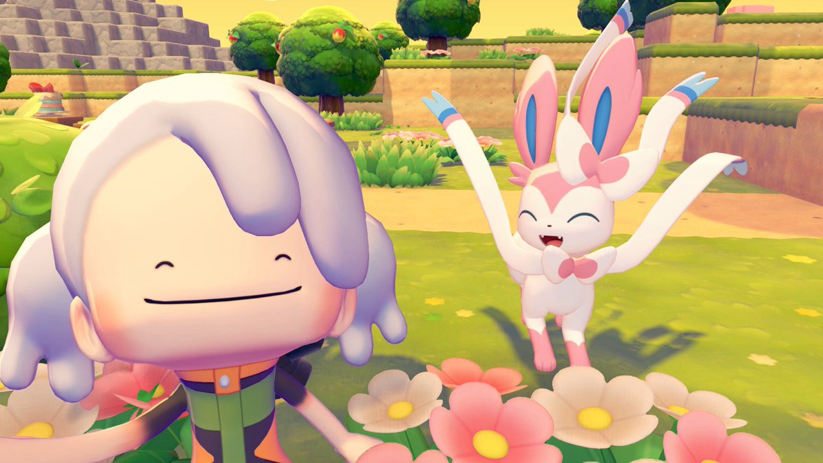 ニンフィア可愛すぎる #ぽこあポケモン