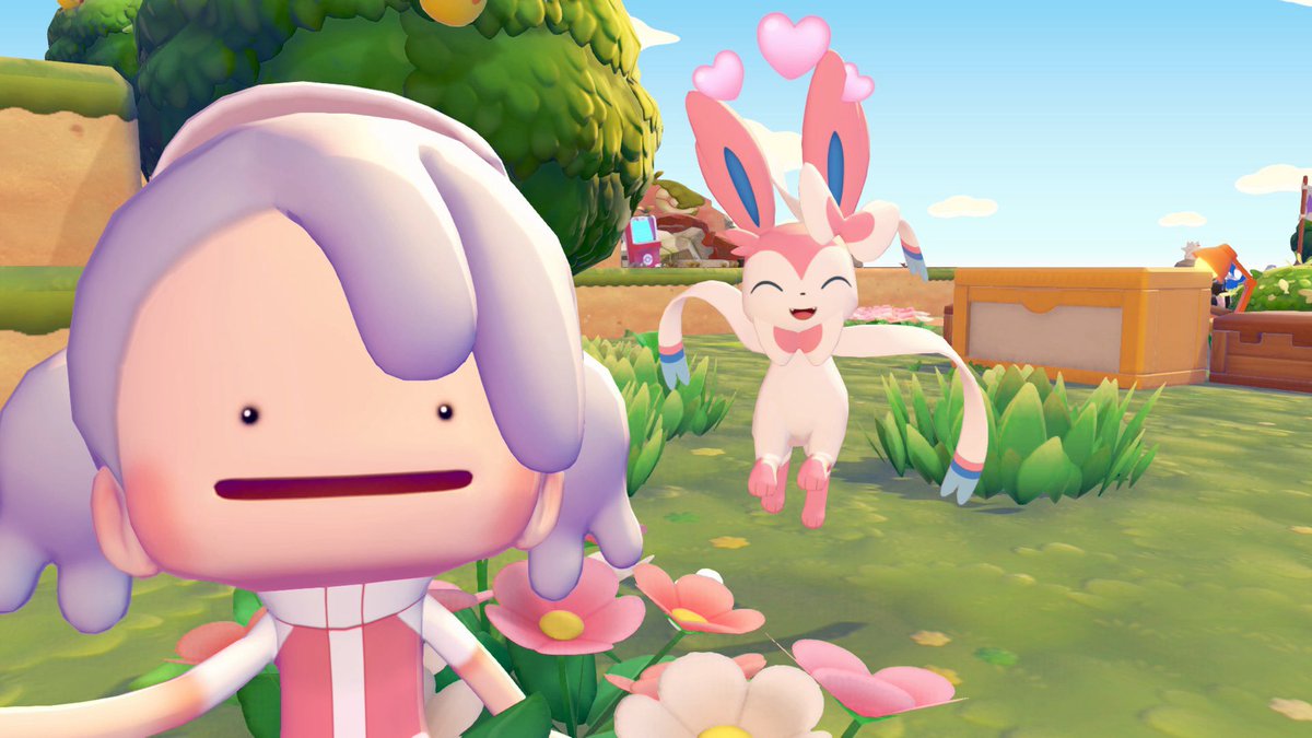 momox00x's tweet photo. ニンフィア可愛すぎる #ぽこあポケモン https://t.co/i4TlOL7daU