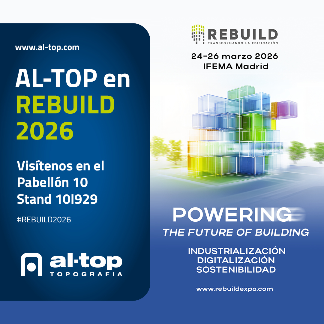 📢 ¡Nos vemos en REBUILD 2026!

👉 Al-Top Topografía estará presente en REBUILD 2026 del 24 al 26 de marzo en IFEMA Madrid, Pabellón 10, Stand 10I929. 

#Trimble #Altoptopografia #DJIEnterprise #NavVis #REBUILD2026
