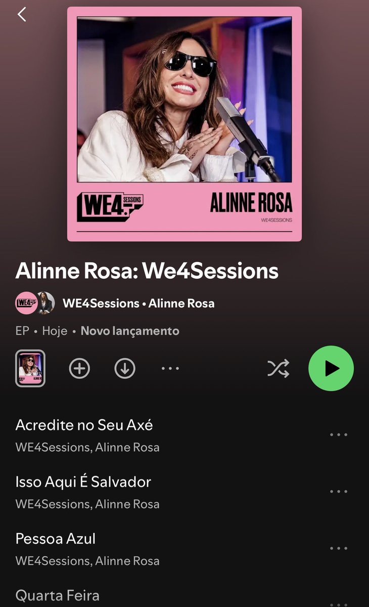 Olha o que tá disponível pra gente no Spotify… <a href="/AlinneRosa/">Alinne Rosa</a> 
🩷🤩

open.spotify.com/album/4QtEG3LC…