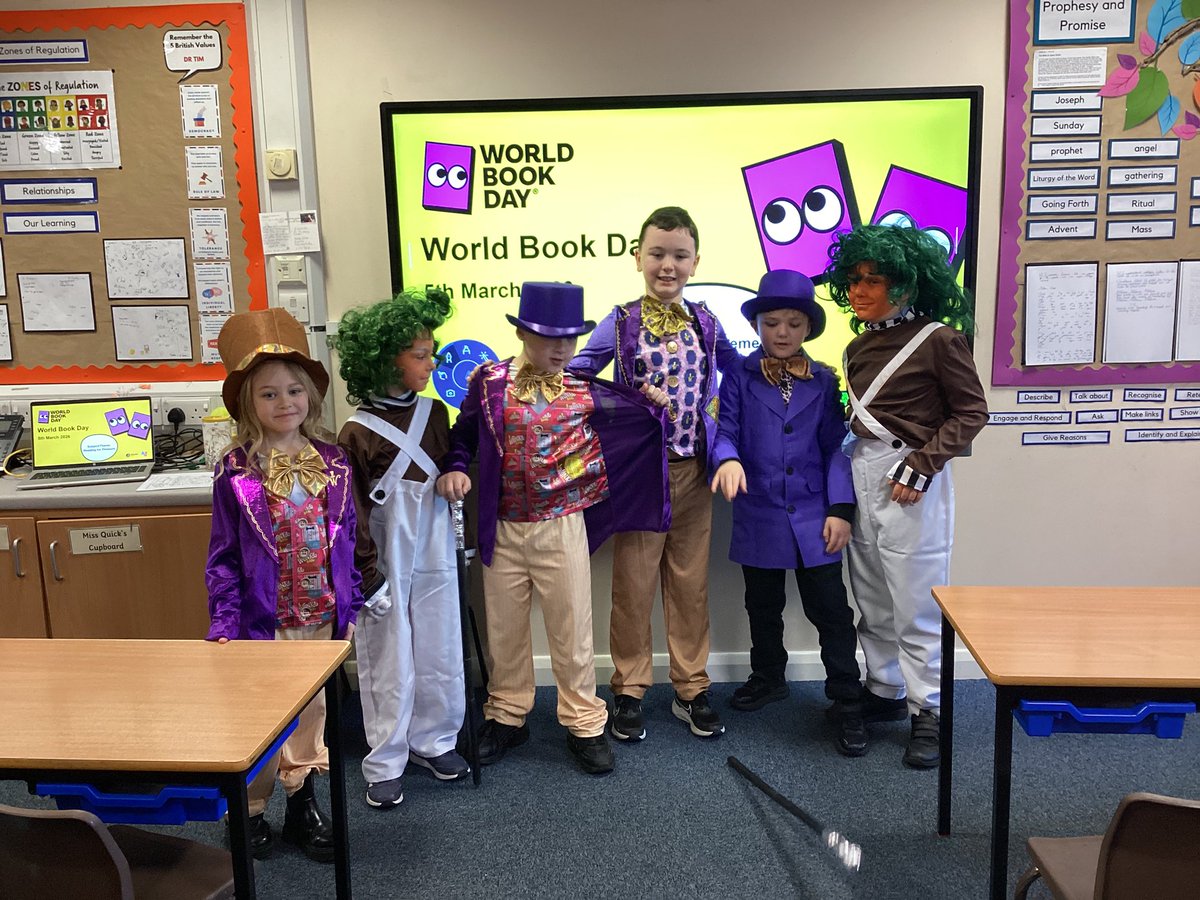 stmonicasbootle's tweet photo. 3G are really enjoying celebrating World Book Day. Check out our fantastic costumes! #WorldBookDay2026 #WeLoveReading https://t.co/RsxrH29kpf