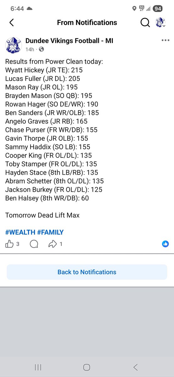 Dundee Viking Football tweet media