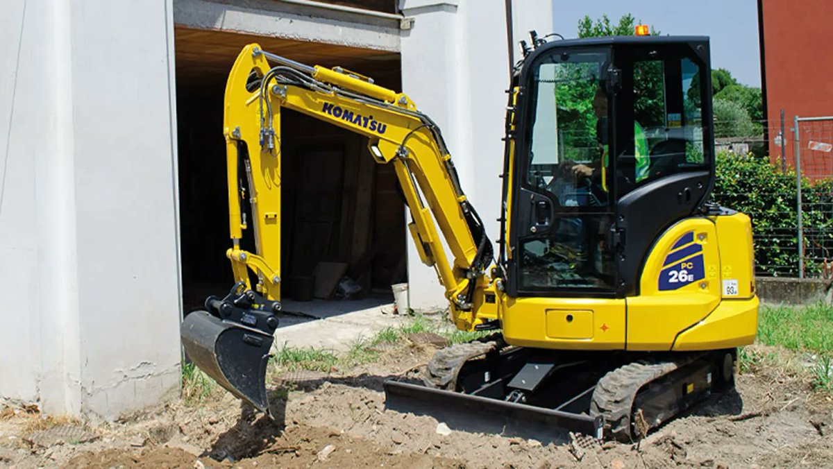vaielettrico's tweet image. #Komatsu fa tris elettrico, l’ultimo è il miniescavatore PC26E-6. Cresce la domanda di cantieri silenziosi vaielettrico.it/komatsu-fa-tri…