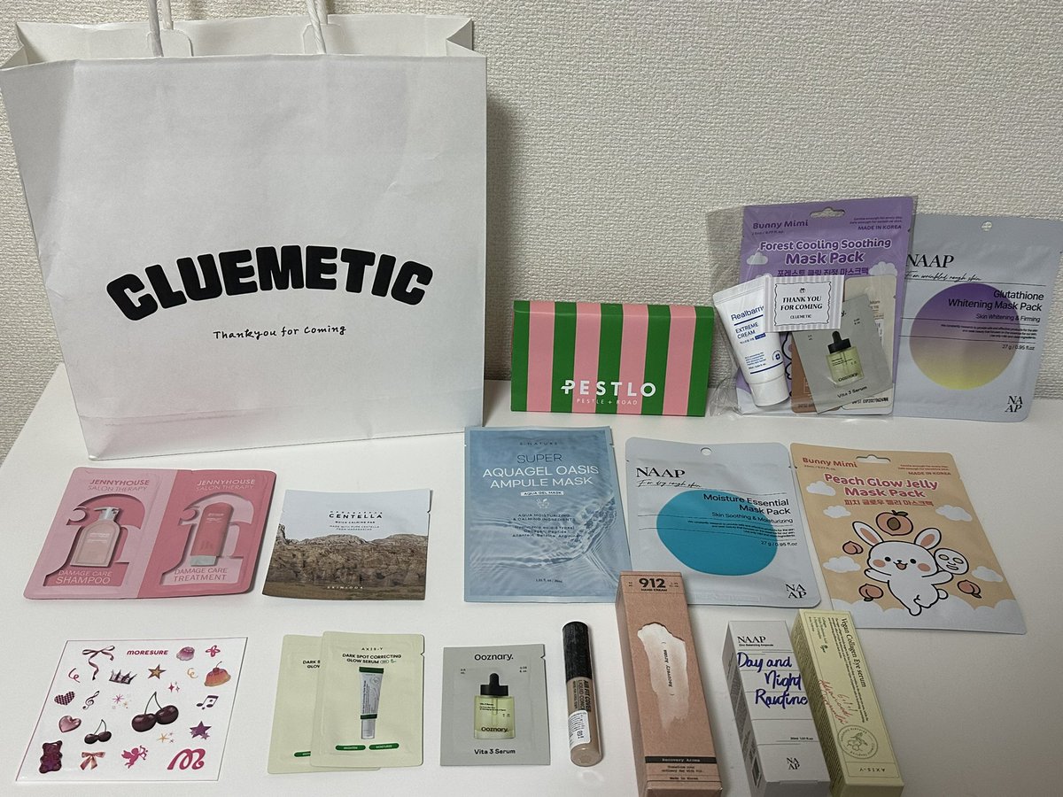 myun_622's tweet photo. 📍ClueMetic K-Beauty Popup in HARAJUKU
覚悟して行きましたが、思ったよりも混んでなくてよかった！日によってもらえるプレゼントの内容違いそう💭アイクリームは購入品です◎ https://t.co/ay0zNeoal7