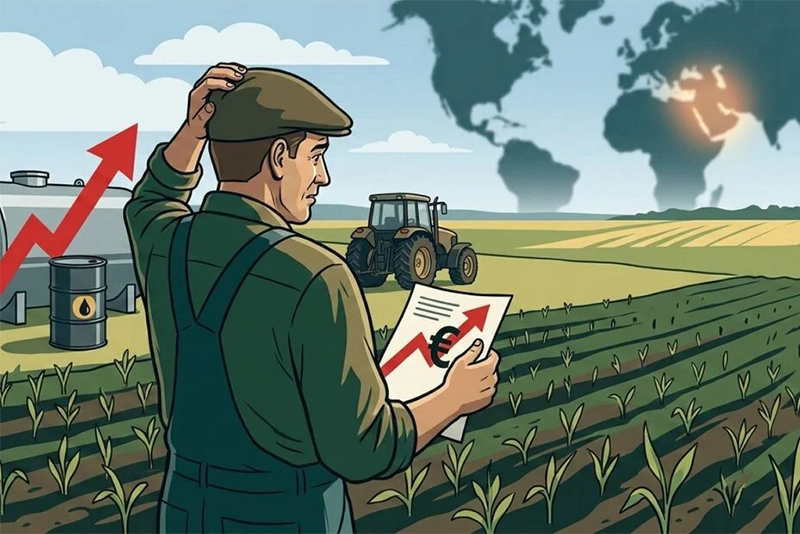 🌍🚜 La tensión internacional ya impacta en el campo.

Suben los fertilizantes y el gasóleo agrícola mientras crece el riesgo para las exportaciones agroalimentarias.

Desde #ASAJA pedimos medidas urgentes para frenar la escalada de costes y proteger al sector
👉