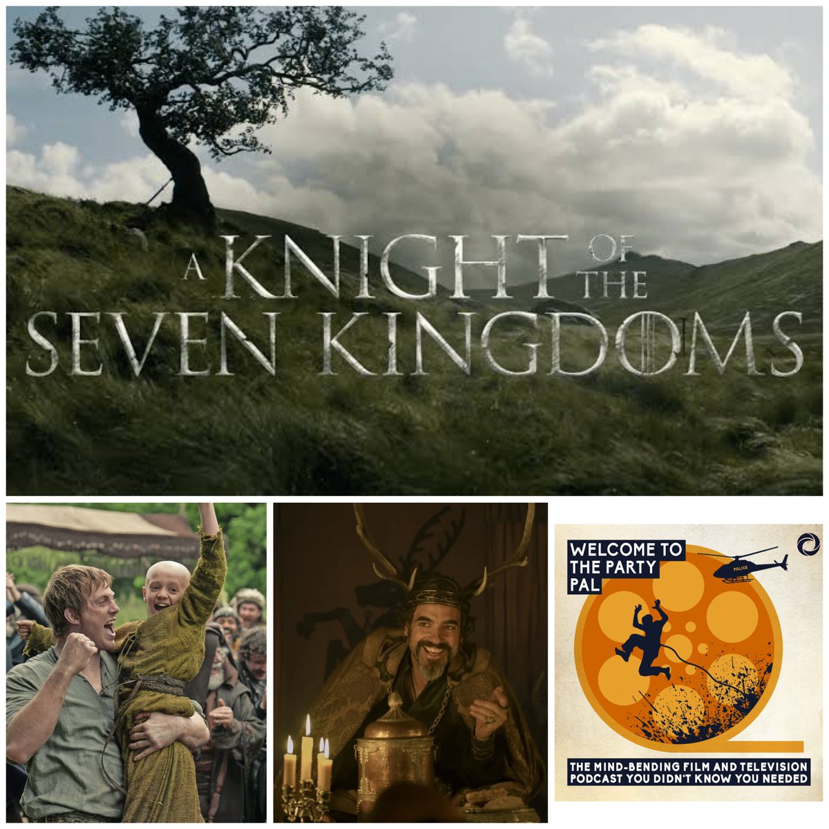 ToThePartyPal's tweet image. Welcome To The Party Pal once again journeys to #Westeros in celebration of the dynamic duo that is Dunk and Egg, and A Knight of the Seven Kingdoms. @osirispod #GOT #HOD #AKnightOfTheSevenKingdoms 
Apple:podcasts.apple.com/us/podcast/wel…
Spotify:open.spotify.com/episode/23de27…