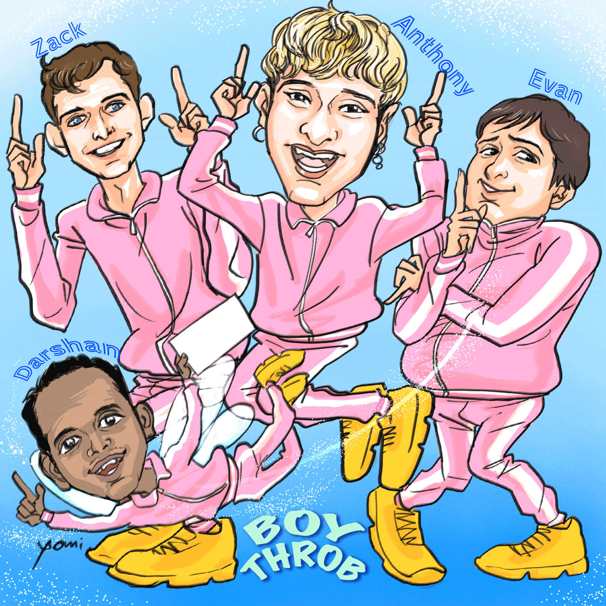 whickerworld's tweet photo. 今TikTokで大盛り上がり!LA発のボーイズグループBoy Throbのファンアートです! MVがキャッチーなので是非見てください。2曲しかリリースしてないので推すなら今!😂 #boythrob
魅力はK-Popのような完成された美しさではない芋っぽさと底抜けの明るさ🥰
MVはRPに貼ります! https://t.co/5HbohqozD7