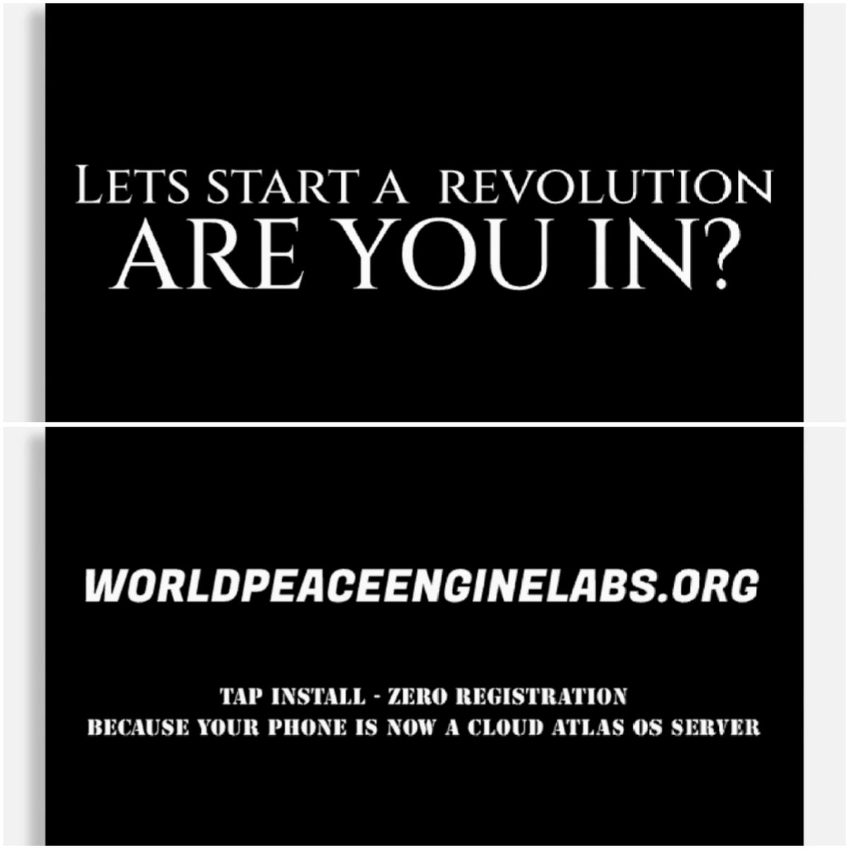 WORLD PEACE ENGINE LABS tweet media