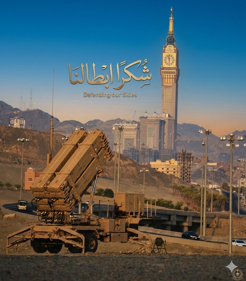 للعيون الساهرة التي لا تنام، إلى سواعدنا القوية التي تدحر كل عدوان. أنتم، أبطال الدفاع الجوي، من يسطر ملاحم البطولة والوفاء في كل لحظة شكراً لكم من القلب على كل ما تقدمونه من أجل الوطن. أنتم صقور الجو، ورجال المهمات الصعبة. دام عزكم ودام وطننا شامخاً 
#شكرا_ابطال_الدفاع_الجوي