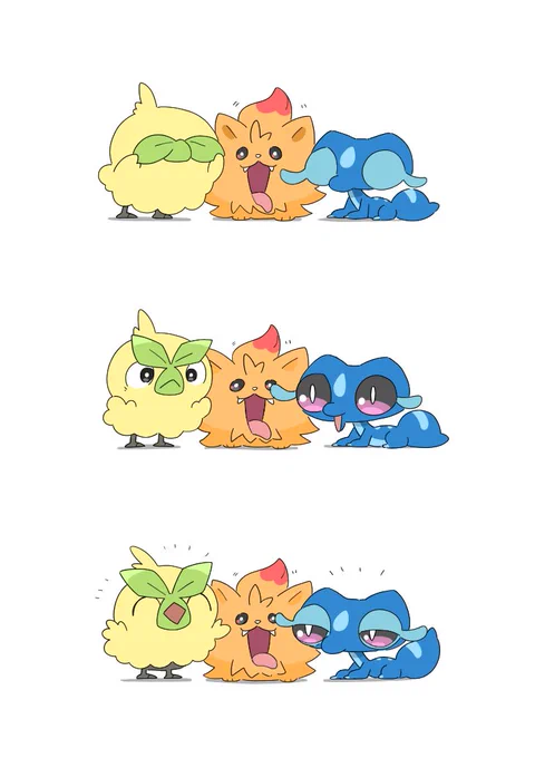 にらめっこ