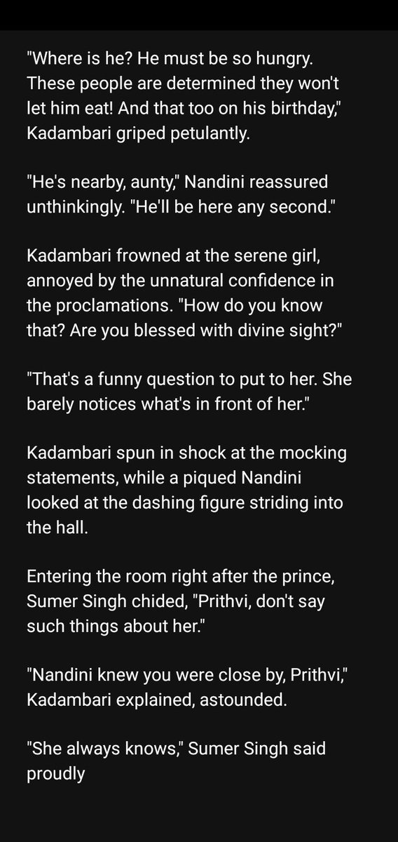 inchara_070's tweet photo. I may read 100s of fanfics since many years but I'm yet to find a villian as fiendish as Priyamvada Rathore, the love as pure as PriNi's and lovers who are so pure, divine, celestial as Prithviraj Singh Rathore and Nandini Bharadwaj.
#PriNi #Prithvi #Wattpad https://t.co/zIiIXZCH5k