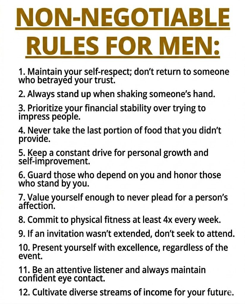 12 Pillars of Self-Respect and Success