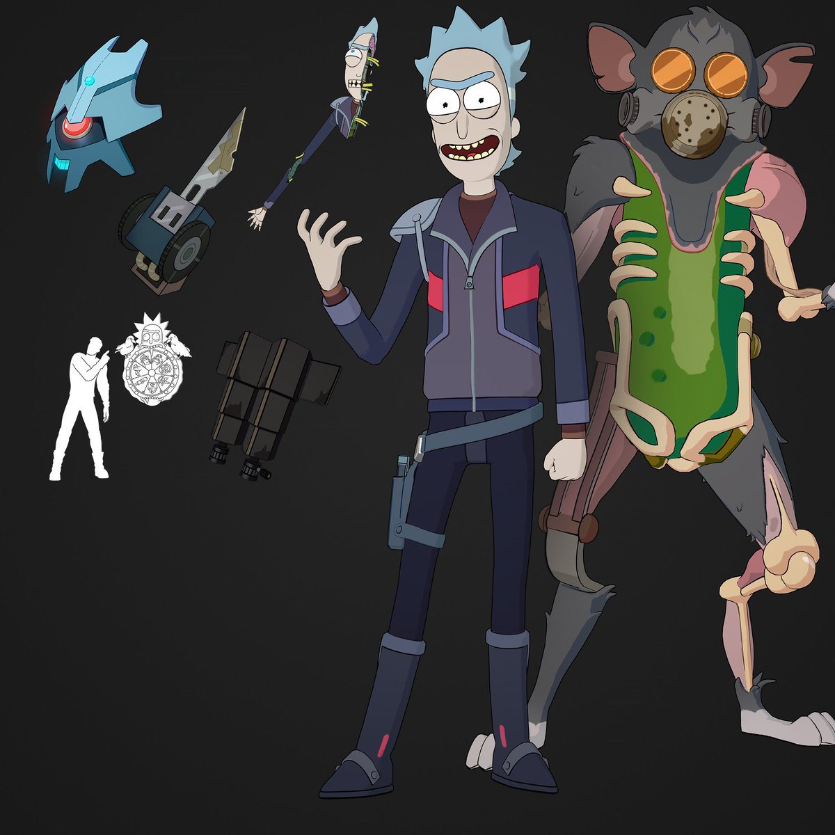 RICK PRIME & NEW PICKLE RICK STYLE