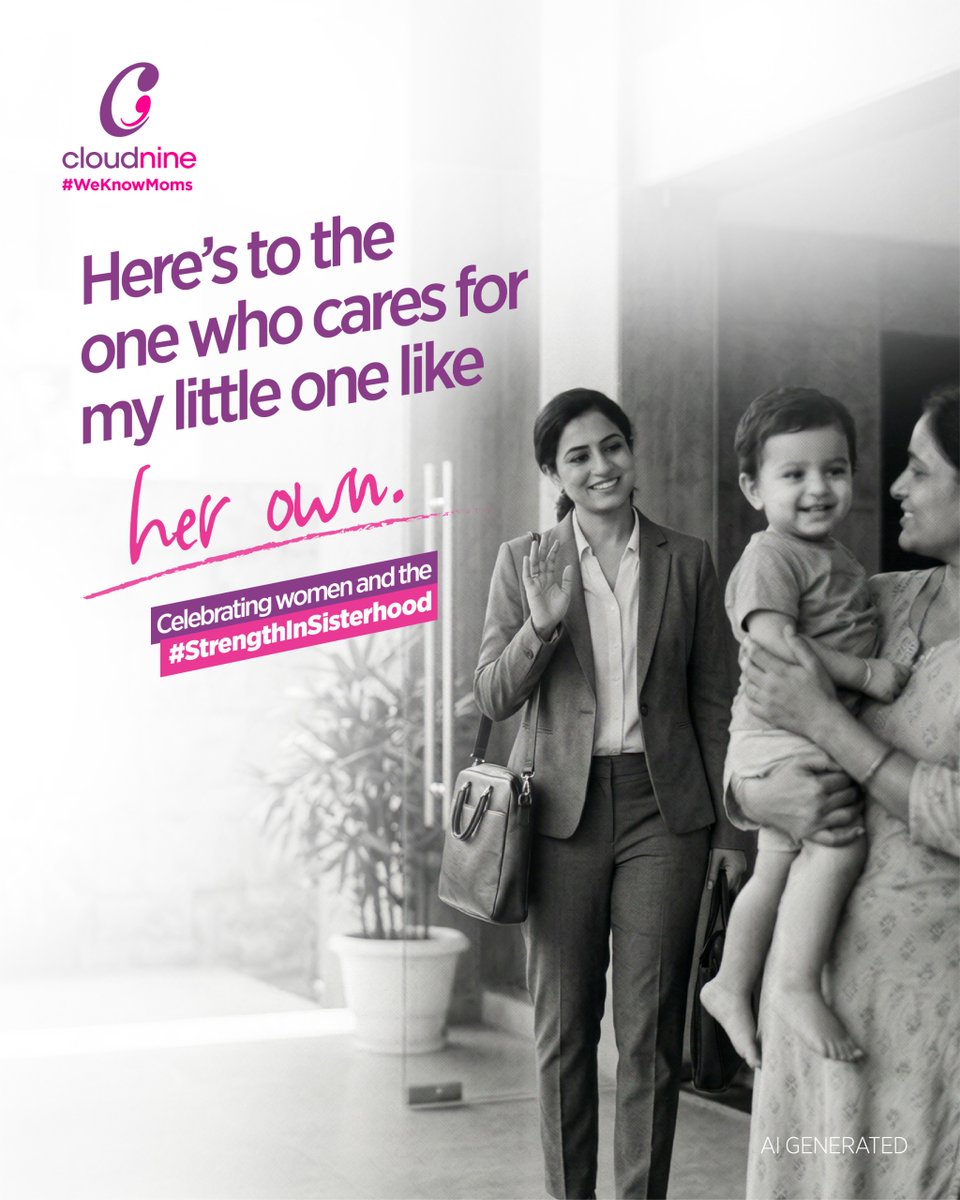 CloudnineCare's tweet photo. To the ones whose selfless care knows no bounds. Tag the sisters who have always shown up for you in the comments below. ๐ฉโ๐งโ๐ฆ
#StrengthInSisterhood #InternationalWomensDay #WeKnowMoms #ONCLOUDNINE #EmpowerHer #WomenWhoInspire #StrongerTogether https://t.co/d8loFt63aW