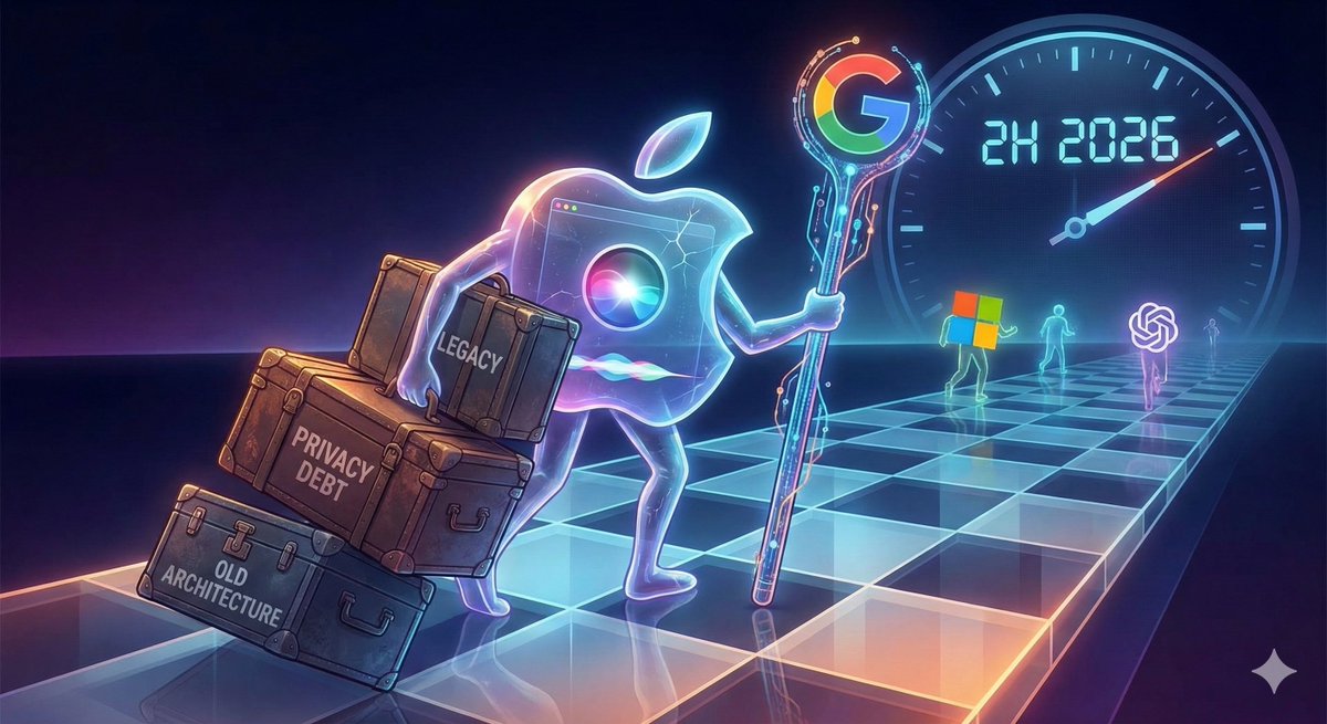 jackpan86's tweet photo. Now Apple wants to graft Gemini — the most powerful available external model — onto this historically compromised product, and use the combination to deliver “Screen Awareness,” multi-step task execution, and zero-data-upload privacy guarantees simultaneously. The risks stack in at least three dimensions.

Risk one: the gravitational pull of brand perception.

Users’ mental model of Siri has crystallized into “useless.” This isn’t just sentiment — it’s a cognitive science reality. When a brand has generated strong negative expectations, even a product that objectively performs at 80 gets perceived at 60, because the expectation ceiling has already been set by history.

Even with Gemini underneath, if early experiences show any latency, any context loss, any misfire — users will attribute it instantly to “Apple’s Siri failing again.” The inertia of brand perception moves far slower than technology can. What Apple may actually need isn’t a better Siri — it needs a new name, a new visual identity, a new interaction paradigm for its AI entry point. It chose not to do that. That conservative choice carries its own cost.
https://t.co/h9vwyBa5eG