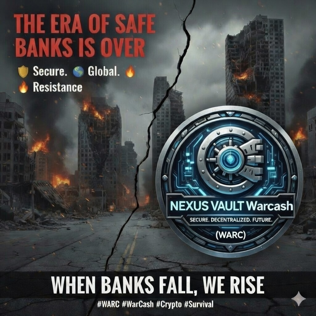 intaek_lee's tweet photo. When the system collapses, where are your assets? 🏦📷 The era of war, financial crisis, and uncertainty.  The existing financial system (TradFi) does not protect you. 
 #WarCash #WARC #Bitcoin #Crypto #FinancialFreedom #DoomDay #Survival #SurvivalCoin
 
https://t.co/0xGtrchl1T https://t.co/NdWfF4AKQ2