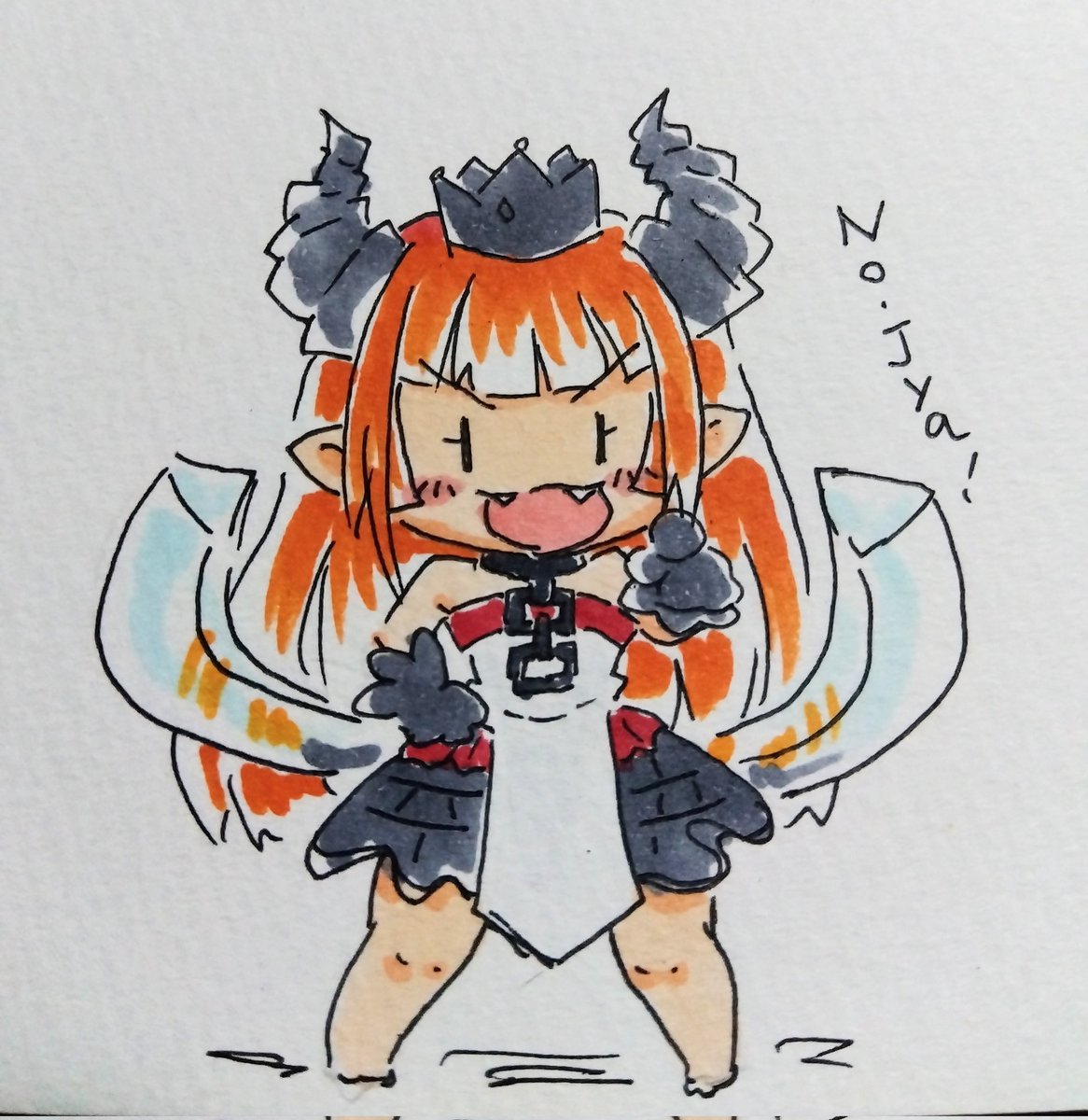 「低コストのじゃ姫。」|かぷちぃののイラスト