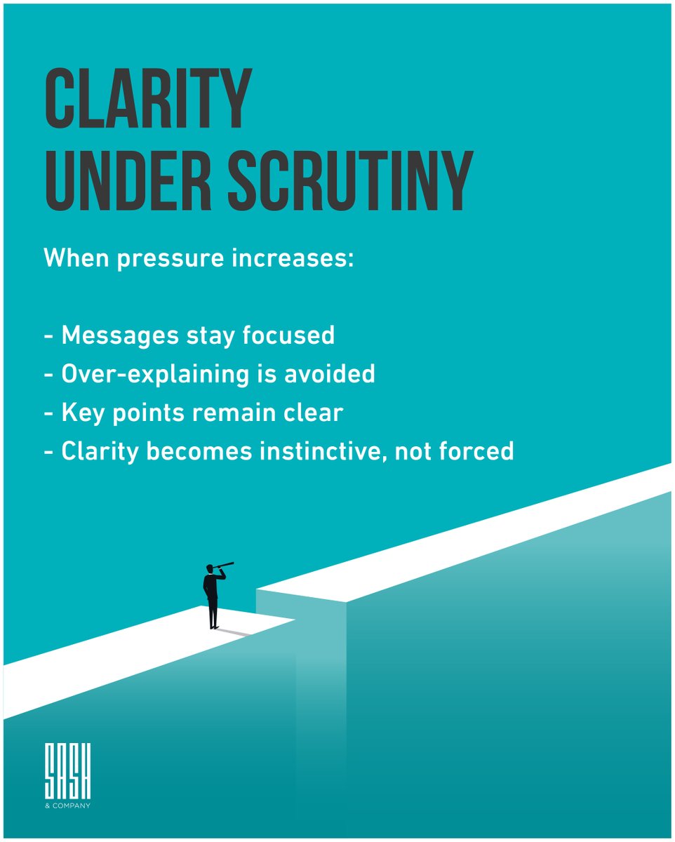 Sashcom1's tweet photo. Media training isn’t about performance.

It’s about clarity, judgment, and control under pressure.

That’s what our Media Training is designed to deliver.
🔗 https://t.co/Y4JE0bZtp7
#SASH https://t.co/nD1uINJsiH