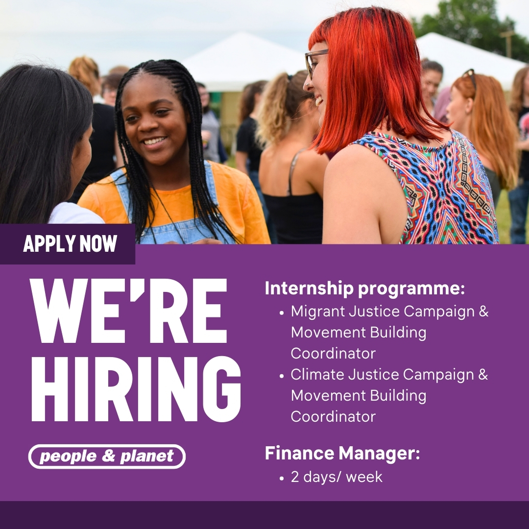 peopleandplanet's tweet photo. 🌎 Passionate about tackling injustice and oppression?
✨ Come work for us! 

📣 We're recruiting two roles through our renowned internship programme!

📣 And a new Finance Manager!

Find out more and apply now: https://t.co/RPuLkPgaFR https://t.co/LMwC0q5m3a