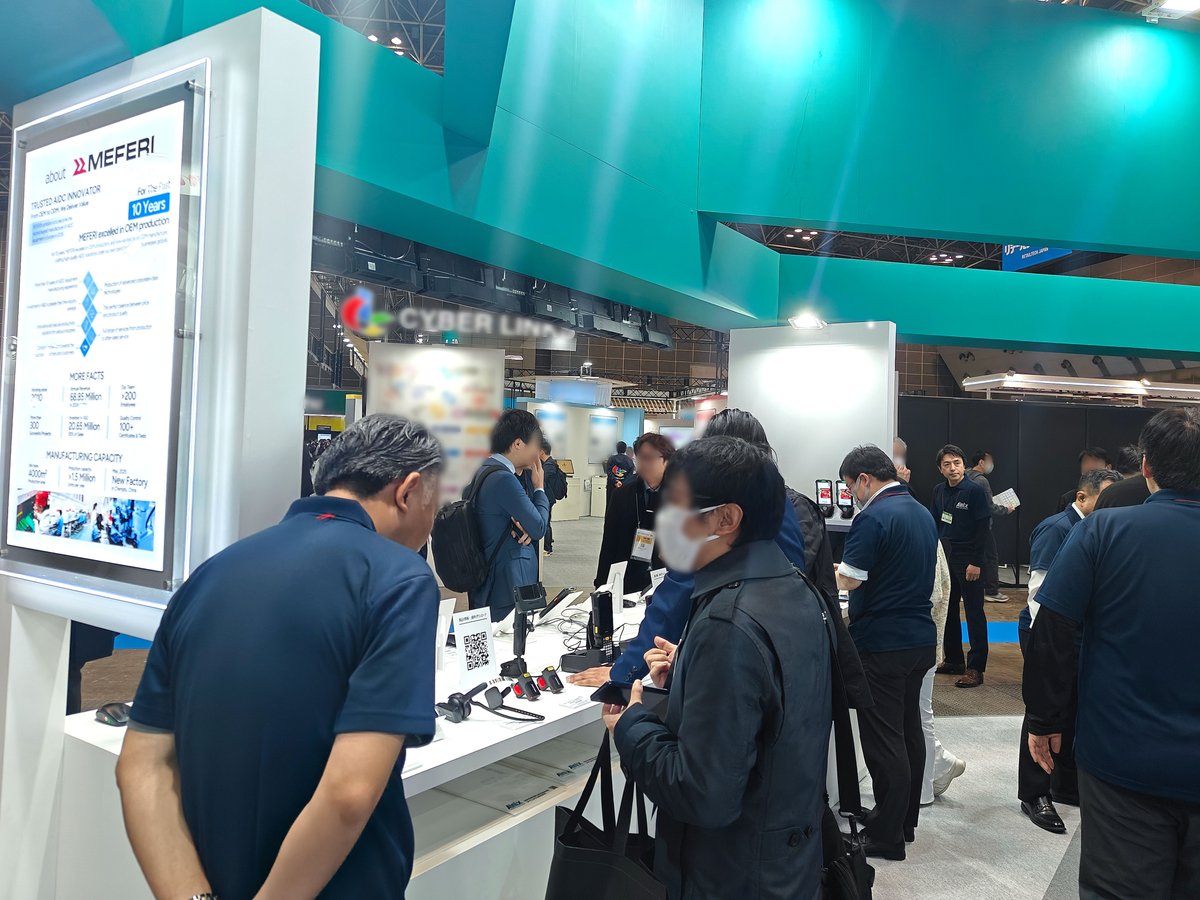 Meferi_Tech's tweet photo. MEFERI at RetailTech Japan 2026
From March 3–6, 2026, MEFERI is participating in RetailTech Japan 2026, one of Asia’s leading exhibitions dedicated to retail information systems and digital transformation technologies.

The event takes place at Tokyo Big Sight and brings together industry leaders showcasing innovations in retail technology, including AI-driven analytics, IoT solutions, digital marketing platforms, payment technologies, and logistics automation.

At the exhibition, MEFERI technologies are presented together with our partner AINIX, a Japanese provider of auto-identification and automation solutions. Visitors can explore how MEFERI’s AIDC devices support modern retail operations, improve data visibility, and enhance operational efficiency.

📍 Tokyo Big Sight, Tokyo
📅 March 3–6, 2026

#MEFERI #MEFERIExhibits #RetailTechJapan2026 #AIDC #RetailInnovation #RetailTechnology