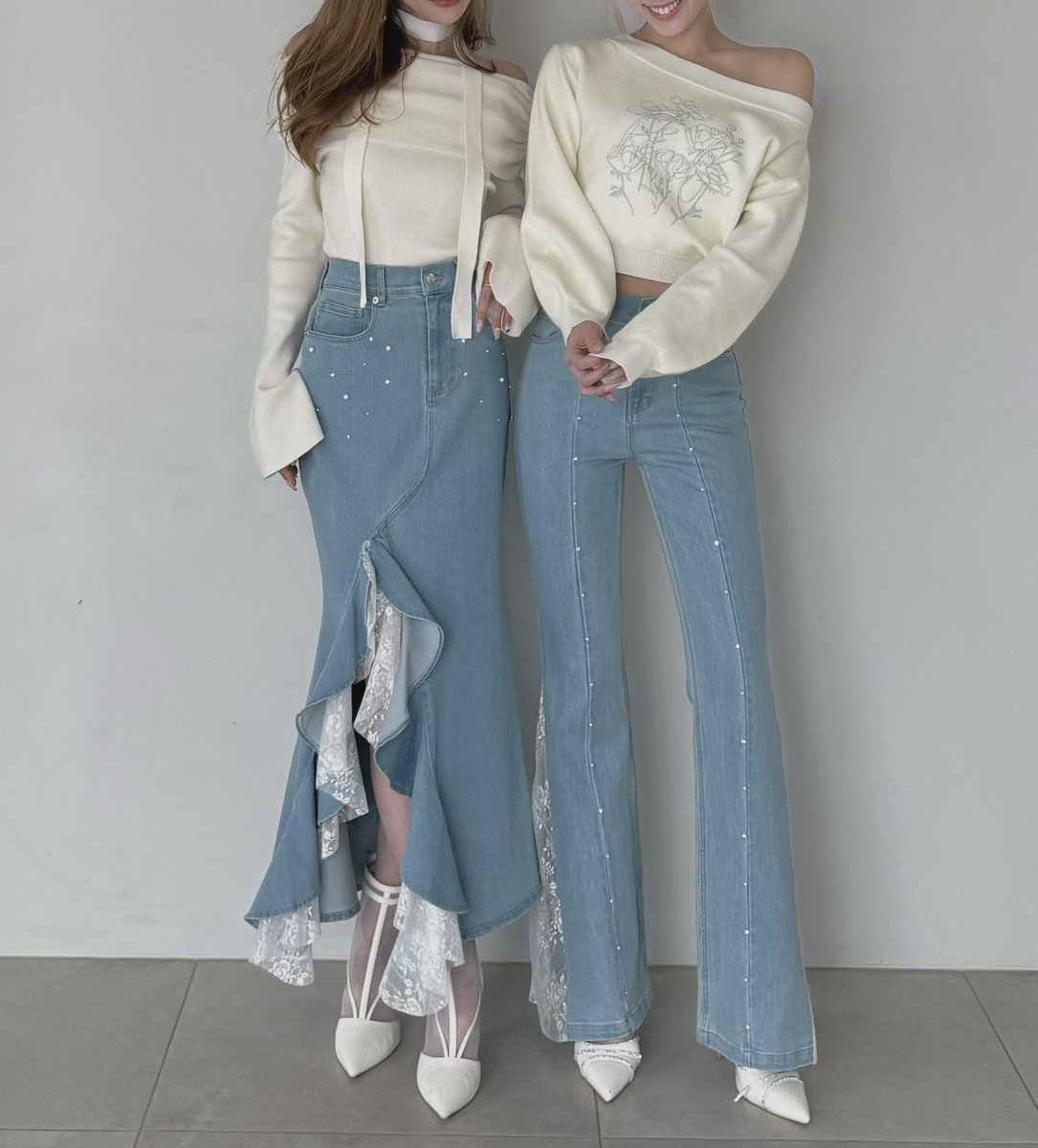 デニム可愛すぎる。