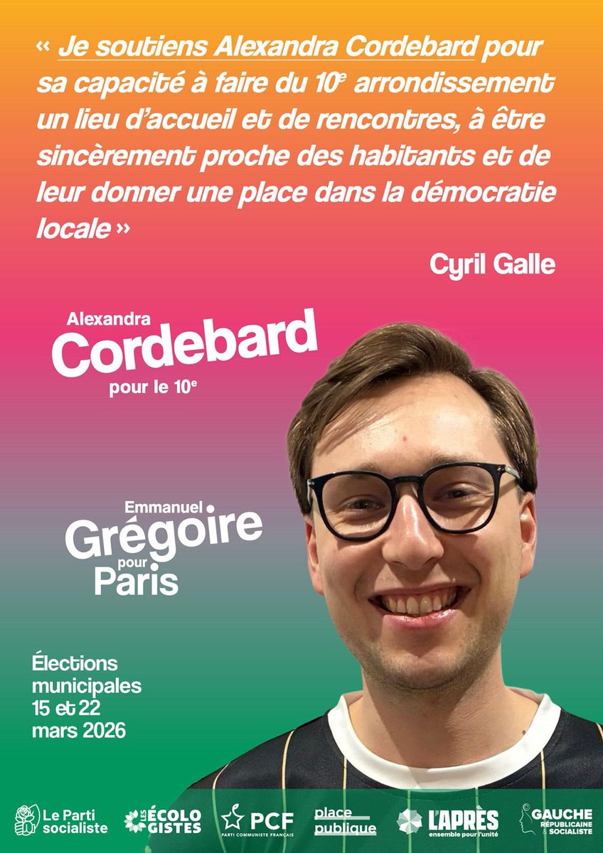 ACORDEBARD's tweet photo. Elles et ils soutiennent la Gauche unie pour le 10e ⬇️ https://t.co/2siFvQiRwJ