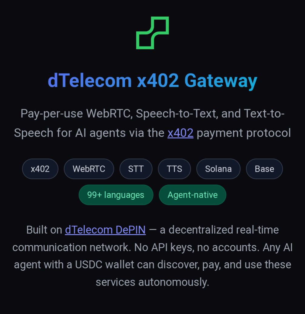 Give your agents a mouth and ears!  
Agents can have voices and ears now. Yes, really!

<a href="/CoinbaseDev/">Coinbase Developer Platform🛡️</a>’s x402 and @Solana's <a href="/x402/">x402 on Solana</a> are the key tools we use here. 

It utilizes HTTP’s ‘402 Payment Required’ response so the server can quote a price, the client pays programmatically