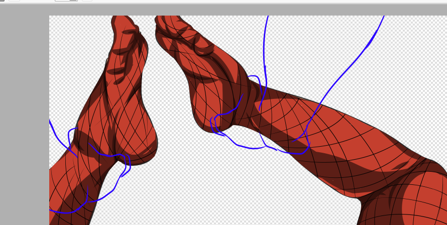 透け衣装は網目な感じにしてみたのねん🍑🧦〆(*‾з‾)b 